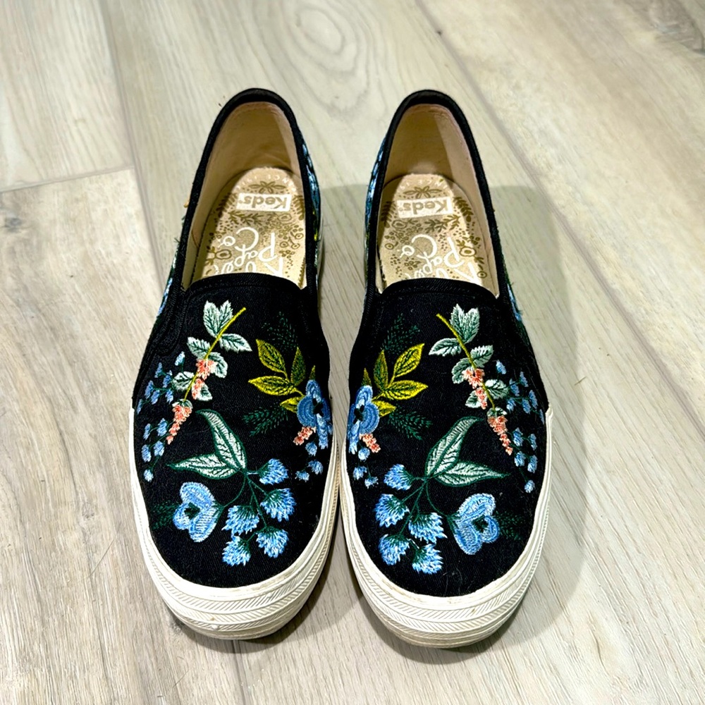 Keds Rifle Paper Co. platform keds sz 8